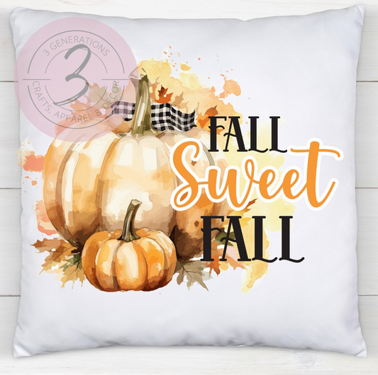 Fall Sweet Fall 14 by 14 inch pillow