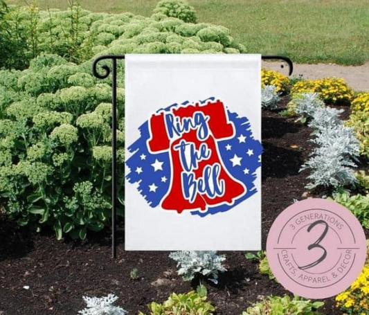 Ring the Bell Garden Flag