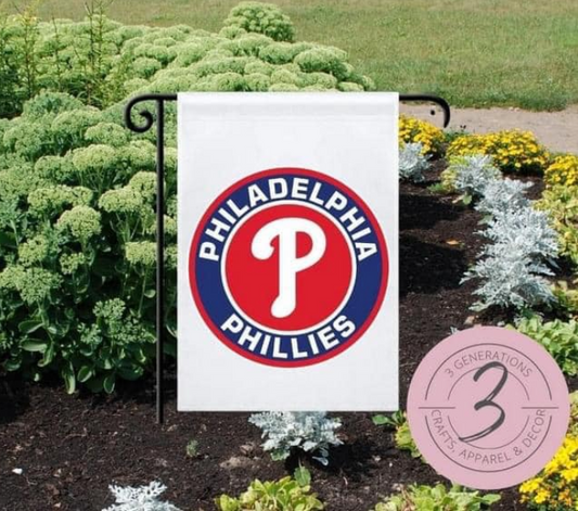 Phillies Circle Garden Flag