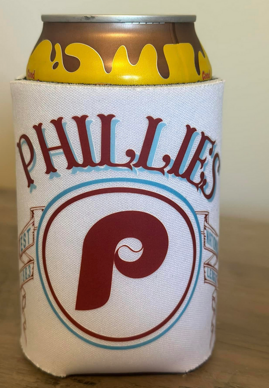 Vintage Phillies 12oz Drink Coozie