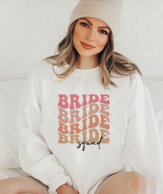 Bride and Bride Squad Graphic Tee (mulitple styles)