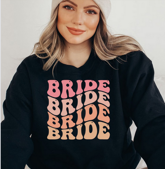 Bride and Bride Squad Graphic Tee (mulitple styles)