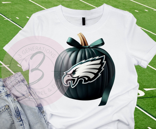 Eagles Pumpkin Graphic Tee