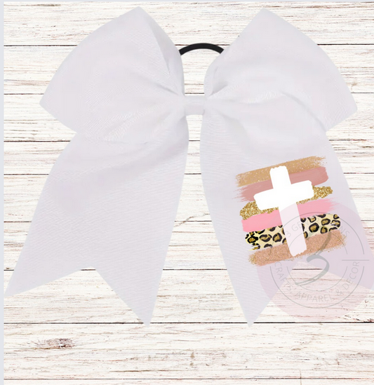Cross Ponytail Bow