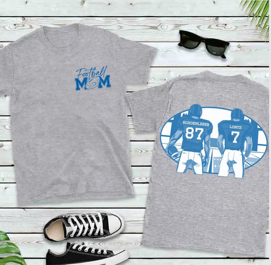Football mom with players Graphic Tee