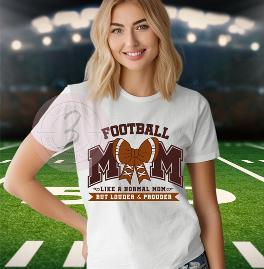 Football mom coquette Graphic Tee