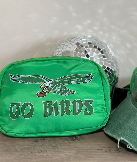 Kelly Green Eagles Adjustable Belt Bag