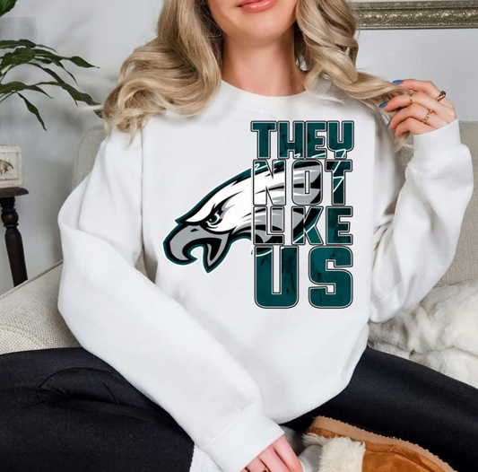 They Not Like Us with Eagle Head Crew Neck