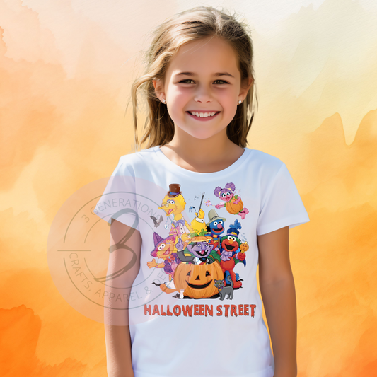 Halloween Street Graphic tee